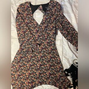 Floral Top shop ruffle mini dress